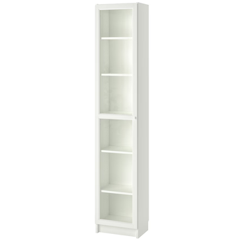 Витрина BILLY/OXBERG 40x30x202 IKEA 392.873.98 белый