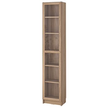 Витрина BILLY/OXBERG 40x30x202 IKEA 695.818.31 дуб