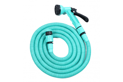 Шланг поливочный растягивающийся 30 м EXPANDABLE GARDEN HOSE K-100FT | Гибкий садовый шланг с распылителем