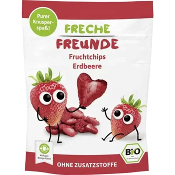 Freche Freunde - Органические фруктовые чипсы клубника 12 гр