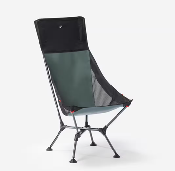 Складное Кресло Кемпинга (Пикника) QUECHUA XL до 140кг Высота 30см Синий