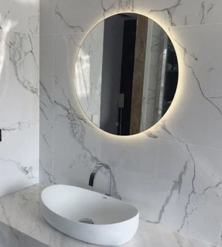 Дзеркало кругле з фоновим 3D підсвічуванням Lidia 70*70см