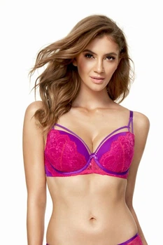 Бюстгальтер push-up Kinga 65G Рожево-фіолетовий (fiolet) (110648)