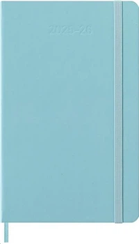 Щотижневик Moleskine 2025-2026 на 18 місяців середній 13 х 21см аквамарин