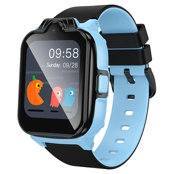 Детские смарт часы Hoco Y104 (4G) с функцией звонка, GPS, Wi-Fi, LBS, 8MP, 700mAh, 1-2d, blue