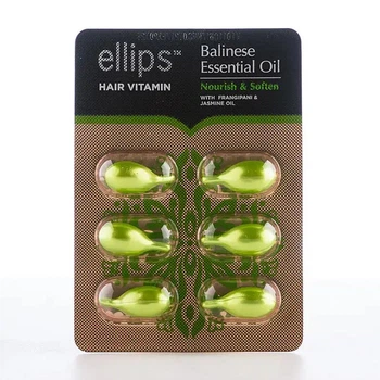 Ellips Hair Vitamin питание и смягчение Бали и маслом плюмерии и маслом жасмина 6 шт
