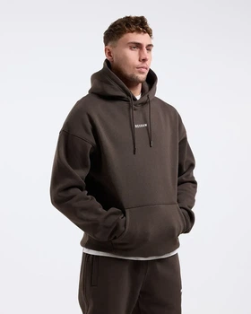 Худі BOXRAW Johnson Mocha L Коричневе