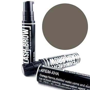 Крем-хна для бровей Permanent Lash&Brow чёрный 10 мл
