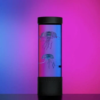 Нічник акваріум медузи 29см. Jellyfish Night Lamp + пульт керування