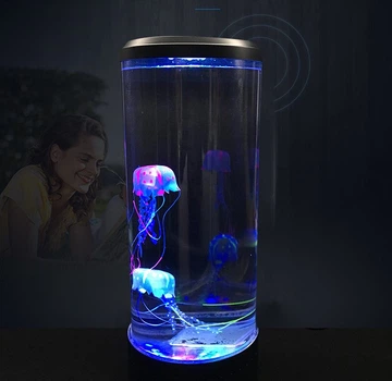 Нічник акваріум медузи 29см. Jellyfish Night Lamp