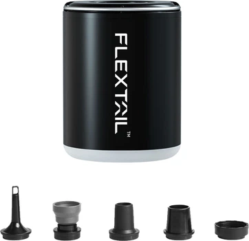Насос-ліхтар кемпінговий FLEXTAILGEAR Tiny Pump 2X Чорний (TY2X1600-BK-i)