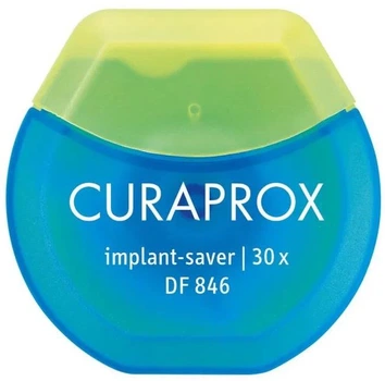 Зубна нитка Curaprox нейлонова Implant-saver 30 м (7612412428278)