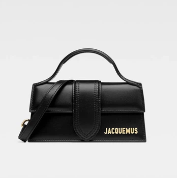 Женская миниатюрная сумка с логотипом Jacquemus shoulder bag 'le grand bambino' Черный