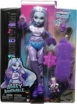 Кукла Monster High Abbey Bominable Yeti Эбби Боминейбл с питомцем (HNF64)