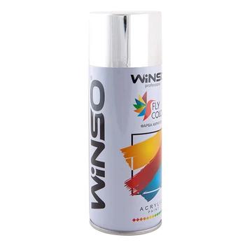 Фарба акрилова Winso Spray 450мл хром (BRIGHT CHROME)