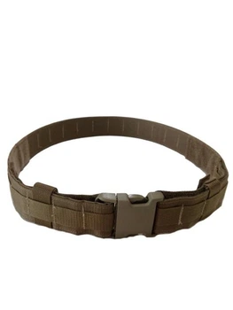 Тактичний пояс MOLLE Akinak 5 см з пластиковою вставкою (EDC / під підсумки) Coyote (54)