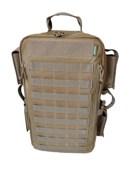 Рюкзак медичний з відривними карманами Akinak Medical Backpack тактичний для парамедика Cordura Coyote (223)