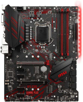 Материнська плата MSI MPG Z390 Gaming Plus (Z390 Gaming Plus) (Socket 1151 v2, Intel Z390, ATX) Б/в