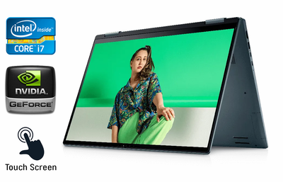 Ультрабук-трансформер Dell Inspiron 16 7620 / 16" (3840x2400) IPS Touch / Intel Core i7-1260P (12 (16) ядер по 3.4 - 4.7 GHz) / 16 GB DDR4 / 512 GB SSD / nVidia GeForce MX550, 2 GB GDDR6, 64-bit / WebCam / TouchID / Windows 11 б/у