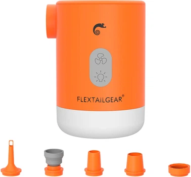 Насос-ліхтар-powerbank кемпінговий FLEXTAILGEAR Max Pump 2 Pro Помаранчевий (MP2P4000-OG-i)