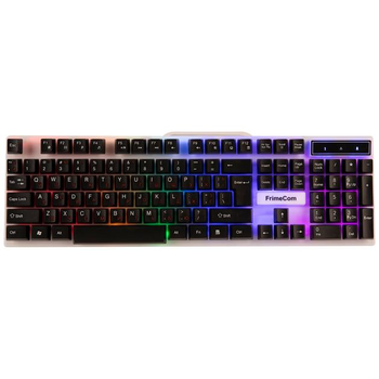 Клавіатура FrimeCom FC-801А-USB, з підсвічуванням, Black