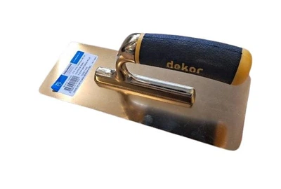 Гладилка венецианская c резиновой ручкой Gold 240 х 90 мм 2227