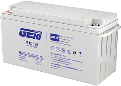 Аккумуляторная батарея GEM Battery 12V-150Ah AGM R5 (GM 12-150)