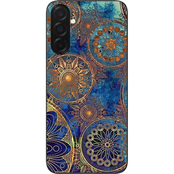 Силиконовый чехол SMTT для Samsung Galaxy A36 5G с картинкой Круги винтаж