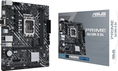 Материнская плата Asus Prime H610M-D D4 Socket 1700