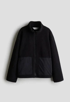 Кофта Тедди черная H&M 134-140см (400010370)