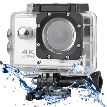 Видеокамера экшн 16 МП 4K ACTION CAMERA с набором креплений и боксом