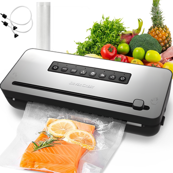 Кухонный вакууматор SilverCrest 160 Вт, вакуумный упаковщик для дома и продуктов, надежный вакууматор sous vid