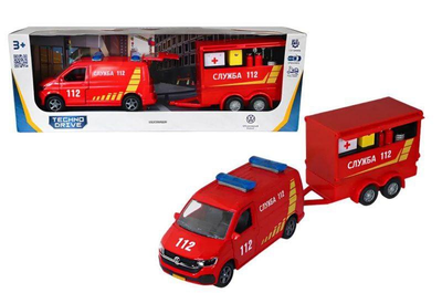 Игрушечная металлическая пожарная машина Volkswagen TechnoDrive