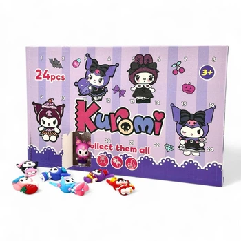 Адвент-календарь с игрушками под брелки аниме Куроми, 24 фигурки 5см