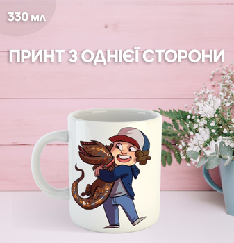 Кружка Дивні дива з принтом керамічна чашка Stranger Things 330 мл Uk_488