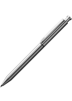 Мультисистемная ручка LAMY twin pen silver шариковая ручка + карандаш 0,5 silver (4001262) 4014519271802