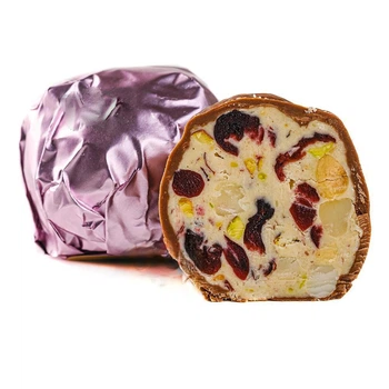 Дубайские конфеты Lux Choco катаифи с лесными орехами, макадамией, вяленой клюквой, фисташкой и миндалем 50 г