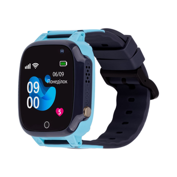 Дитячий cмарт-годинник AmiGo GO008 Milky GPS WIFI Blue