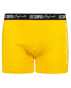 Труси-боксери чоловічі Lee Cooper LCUBOX1PLOGO3MUST XXL жовті (9911111152339)