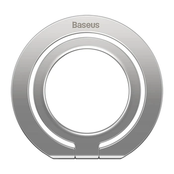Підставка для мобільного Baseus Halo Series Foldable Metal Ring Stand（Single-ring）Silver (SUCH000012)