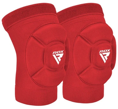 Наколенники спортивные RDX Hosiery Knee Foam K5 пара M Red/White (HYP-K5RW-M)