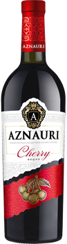 Напій винний Aznauri Cherry червоний напівсолодкий 0.75 л 8.5-10% (4820189294597)