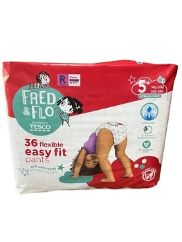 Підгузки-трусики Fred&Flo (Tesco) розміром 5+ 14-20 кг 36 шт (Англія)