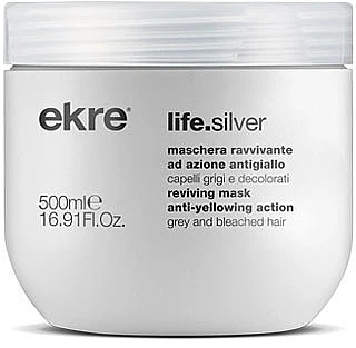 Маска антижелтая для волос - Ekre Life.Silver Mask 500ml (500ml) (968701-1230112-2)