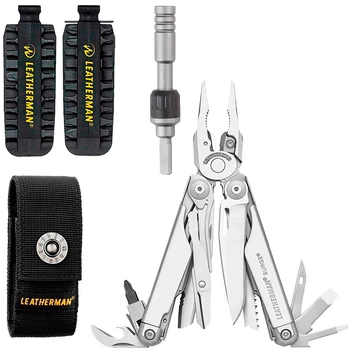 Набор Мультитул Leatherman Surge 830165 + Трещотка Leatherman 931030 + Комплект бит Bit Kit 2 половины