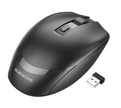 Мышь беcпроводная BOROFONE BG7 2.4G для пк и ноутбуков черная