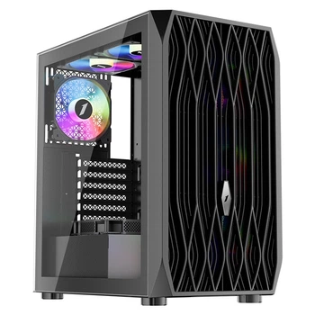 Корпус 1stPlayer Midi Tower для ATX MicroATX ITX 340 мм видеокарта 185 мм кулер USB3.0 черный