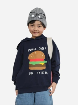 Підліткове худі для хлопчика Uniqlo 972740025 164 см Синє (1159828578)
