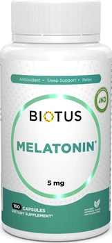 Мелатонін Biotus 5 мг 100 капсул (BIO-530401)