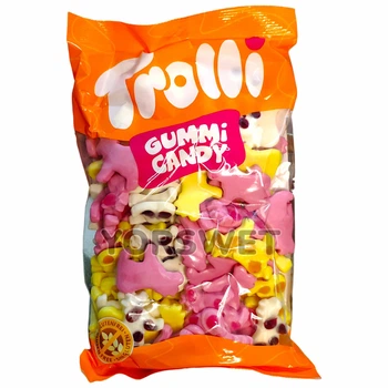 Жувальні цукерки TROLLI Корівки 1 кг (0240)